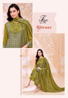 Riwaaz By T&M Ho Silk Printed Dress Material Suppliers In India
